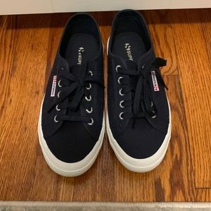 NEW SUPERGA Cotu Classic Sneaker Shoes Navy 38/US7